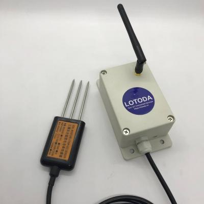 Thiết bị IoT LOTODA LoRa Sensor Node - Cảm Biến EC và Độ ẩm Đất